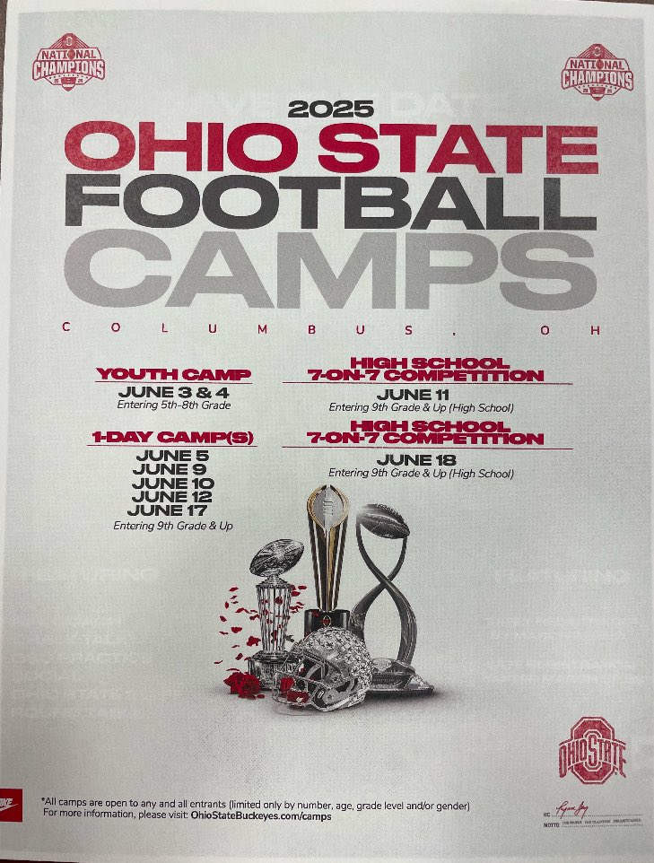 Jeremiah Jones (@darealbabyj2424) on Twitter photo Thanks for the invitation extremely excited to be attending OSU summer football camp on June 12th Can't wait!
<a href="/CoachDransman/">David Dransman</a> <a href="/OhioStateFB/">Ohio State Football</a>
<a href="/TaylorHSFB/">Taylor Football</a>
<a href="/AllenTrieu/">Allen Trieu</a> <a href="/JaredLuginbill/">Jared Luginbill</a>
<a href="/etwill21/">Ed Terwilliger</a> Thanks for the invitation extremely excited to be attending OSU summer football camp on June 12th Can't wait!
<a href="/CoachDransman/">David Dransman</a> <a href="/OhioStateFB/">Ohio State Football</a>
<a href="/TaylorHSFB/">Taylor Football</a>
<a href="/AllenTrieu/">Allen Trieu</a> <a href="/JaredLuginbill/">Jared Luginbill</a>
<a href="/etwill21/">Ed Terwilliger</a>