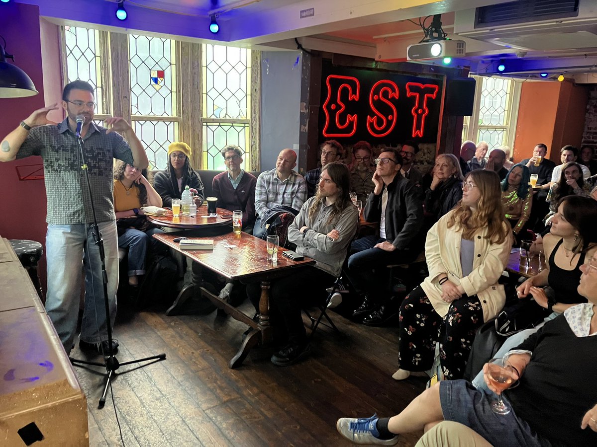 Last night at Sound Affects we covered beatboxing nuns, FKA Twigs, Linton Kwesi Johnson, Pulp and much more. Gratitude to poet/activist Erin James and authors Liam Inscoe-Jones and Jamie Taylor for their superb talks. Our next Brighton fing is on July 2nd. ticketsource.co.uk/sound-affects/…