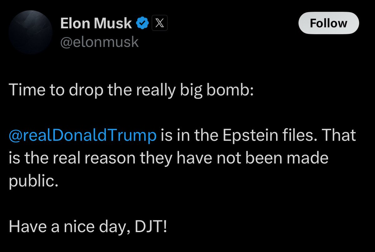 Cool how he had no issue with this until Trump made a mean tweet about him