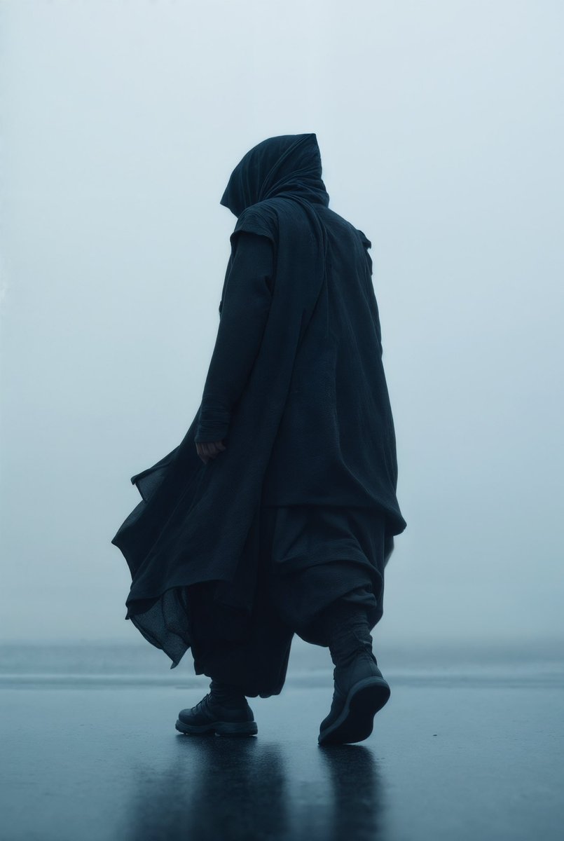 J_C_Prompt's tweet photo. Unveiling “Sculptural Silence”, vignettes exploring stillness, motion, and the tactile poetry of sculptural fashion in a surreal, meditative world. #FashionFilm #CinematicStyle #Minimalism #ArtDirection #SlowFashion #VisualPoetry #Atmospheric #Futuristic #EmergingArtist https://t.co/ppVtVsok6V
