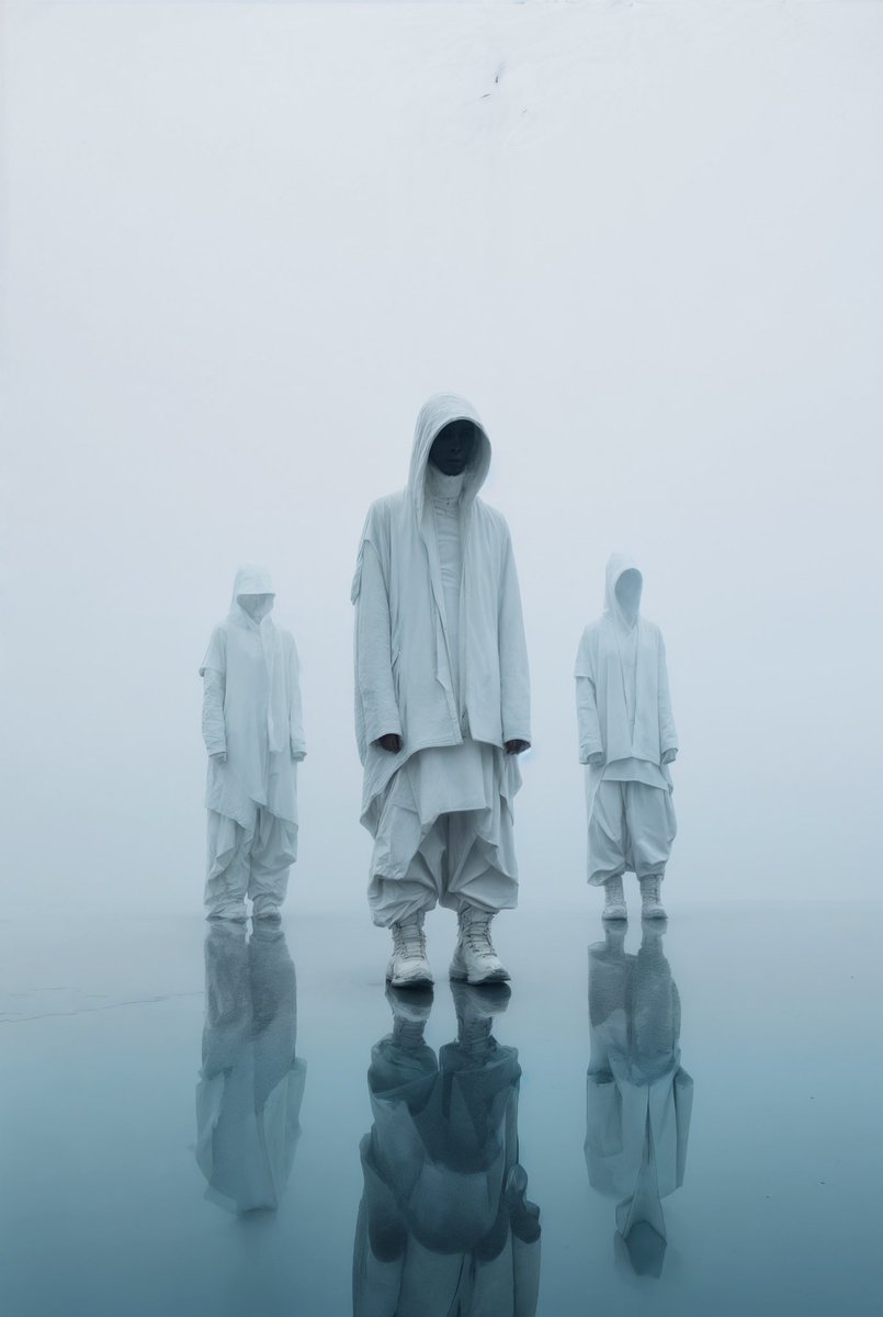 J_C_Prompt's tweet photo. Unveiling “Sculptural Silence”, vignettes exploring stillness, motion, and the tactile poetry of sculptural fashion in a surreal, meditative world. #FashionFilm #CinematicStyle #Minimalism #ArtDirection #SlowFashion #VisualPoetry #Atmospheric #Futuristic #EmergingArtist https://t.co/ppVtVsok6V
