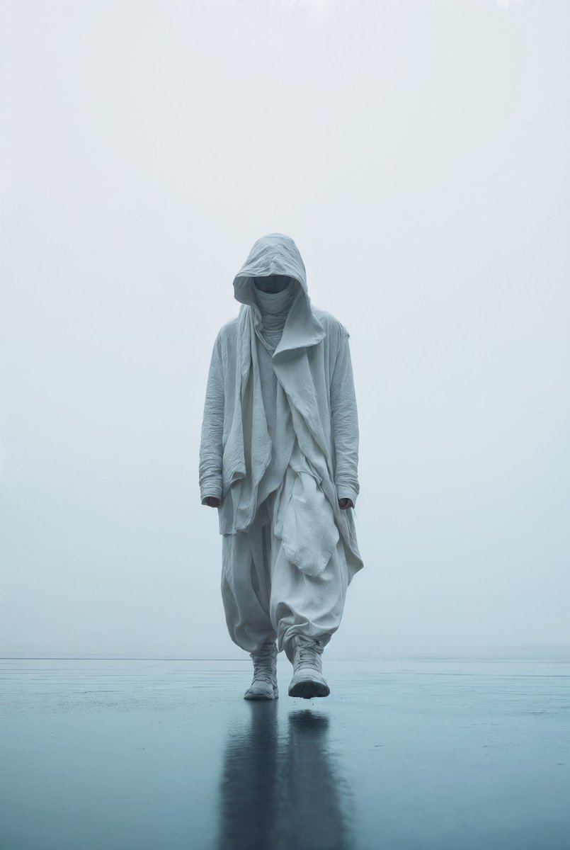 J_C_Prompt's tweet photo. Unveiling “Sculptural Silence”, vignettes exploring stillness, motion, and the tactile poetry of sculptural fashion in a surreal, meditative world. #FashionFilm #CinematicStyle #Minimalism #ArtDirection #SlowFashion #VisualPoetry #Atmospheric #Futuristic #EmergingArtist https://t.co/ppVtVsok6V