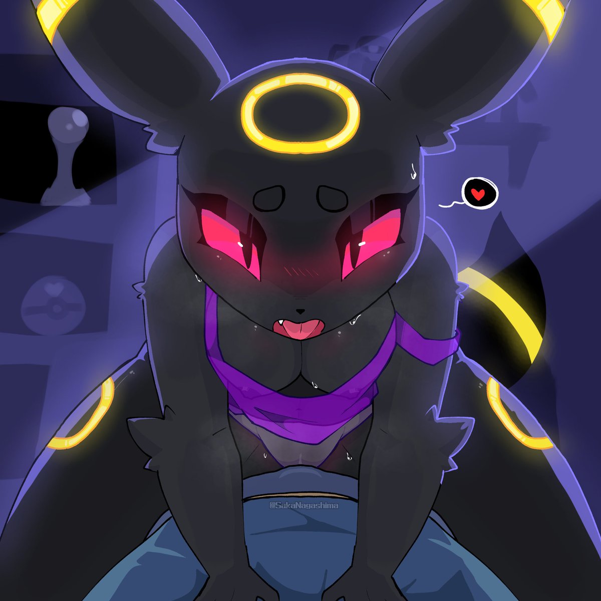 [Last post before I sleep lol]
Full moon Umbreon session 🌕🖤