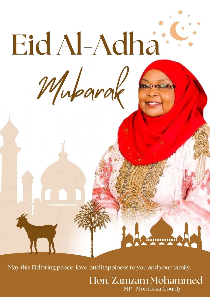 May this Eid bring peace, love, and happiness to you and your family.
Eid Al-Adha Mubarak #MOMBASAFAHARIYANGU.