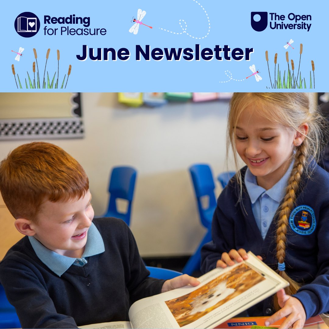 📣 Almost time for our June newsletter!
Get your monthly fix of all things #RfP:
📚 Author in the spotlight, June's Top Texts, RfP research, news, events &amp; more! 💙
Sign up now or forward to a friend 👇
ourfp.org/newsletter-sig…
#ReadingforPleasure #Teaching  #OURfP