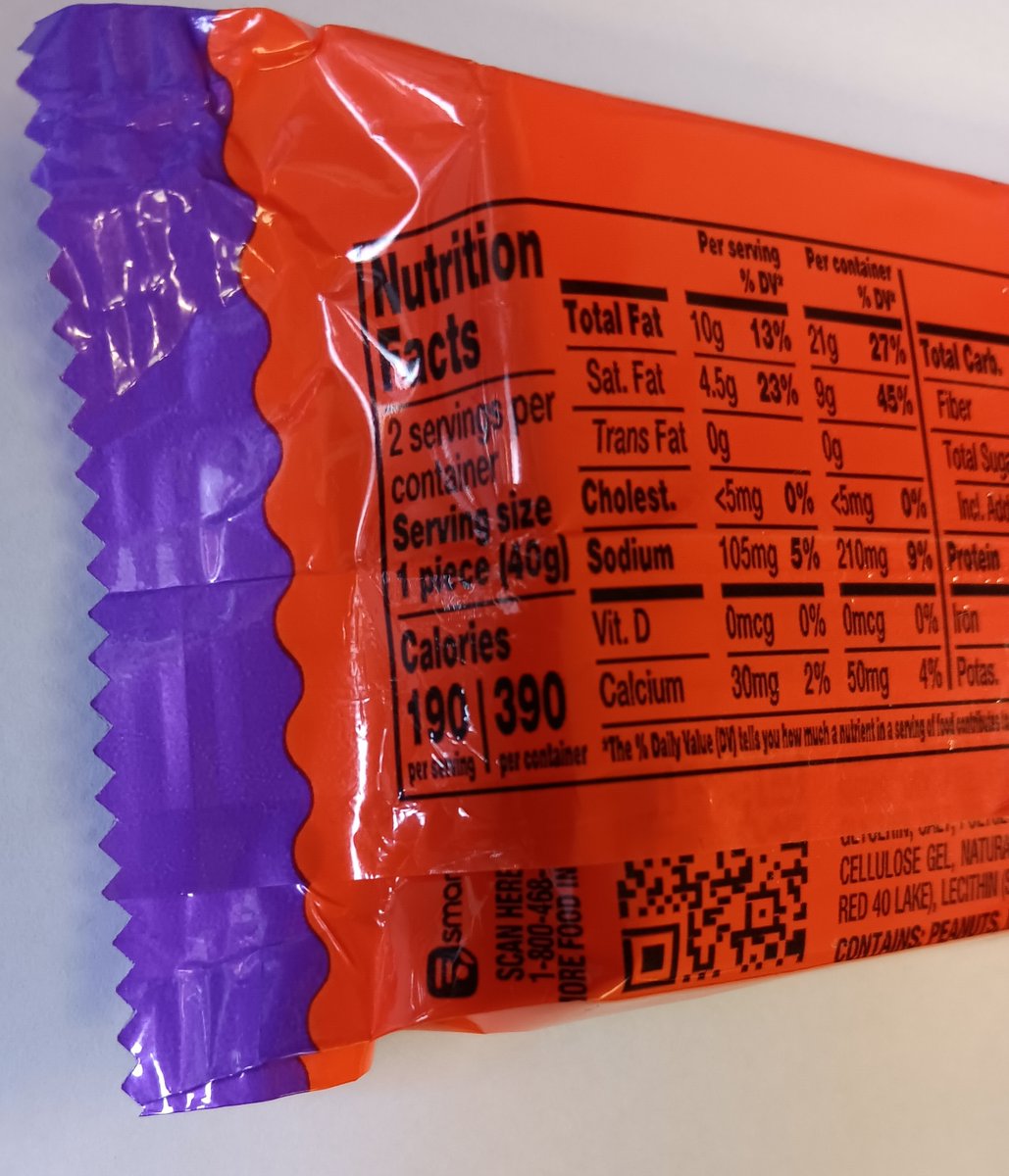 In other news...<a href="/reeses/">REESE'S</a>, who does the math on your packaging? Or does the package have 10 calories if eaten?