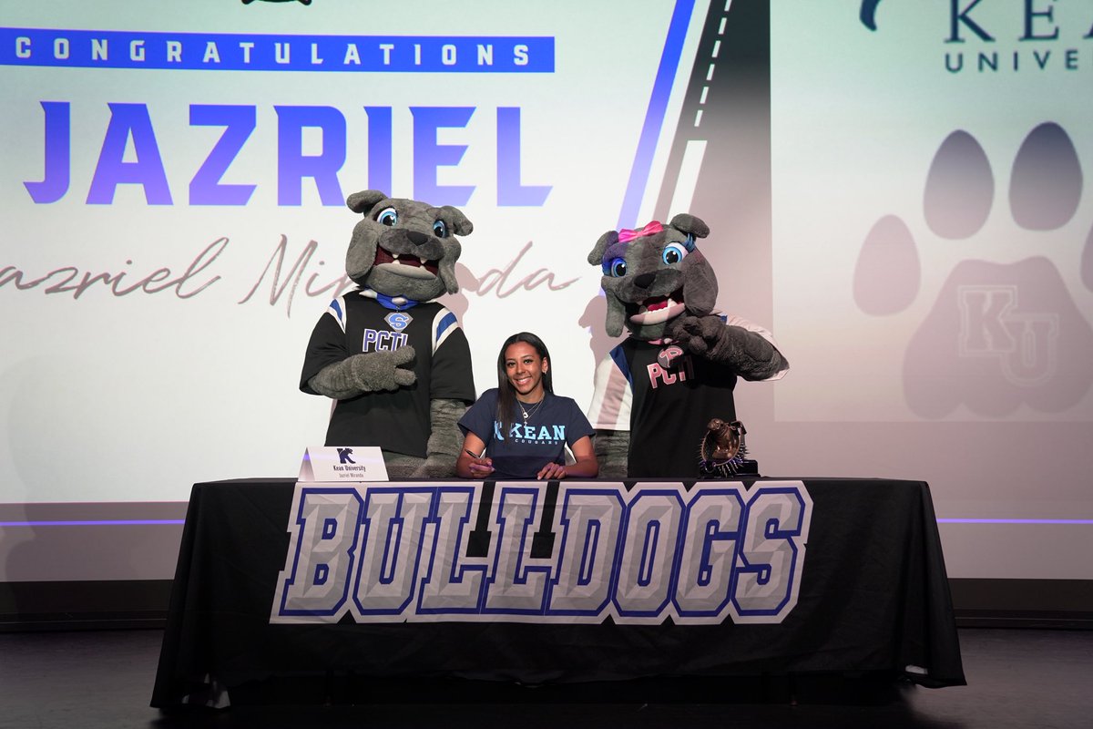 We are extremely proud that our QB Jazriel Miranda has officially committed to Kean University to continue her flag football career! Her dedication &amp; leadership have paid off. We are excited to see you dominate in blue and white! <a href="/KeanAthletics/">Kean Athletics</a> <a href="/PCTI_Athletics/">PCTI Athletics</a>