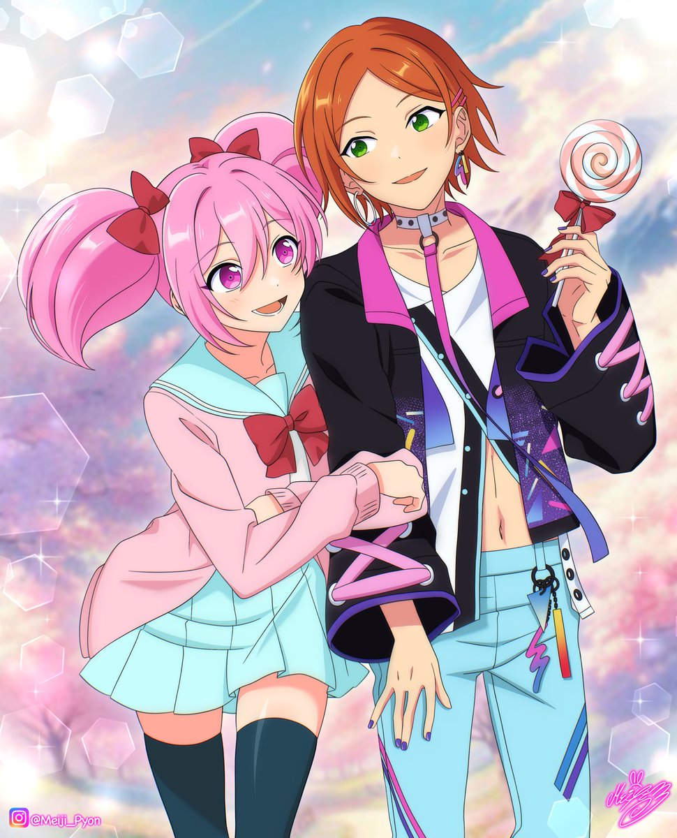Meiji405's tweet image. Oh! I forgot to post this one here too!
#hinataaoi #aoihinata #yumeship #2wink #ensemblestars #enstars #葵ひなた #あんスタFA