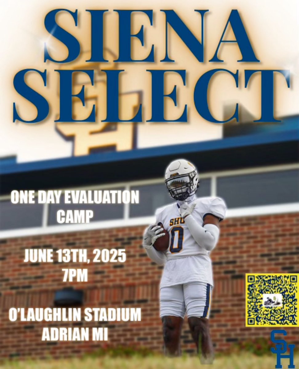 LoganHall6268's tweet photo. I would like to thank @CoachDops for the personal invite to the Siena Select camp! Can’t wait to attend! #ONE💛💙 https://t.co/EYghgw8Gya