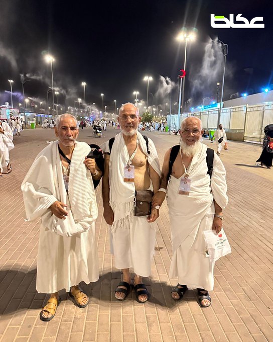 صور | ضيوف الرحمن في مشعر مزدلفة حيث يبيتون فيه قبل الانطلاق فجرا إلى مشعر منى. نبيلة أبو الجدايل _في_الحج 