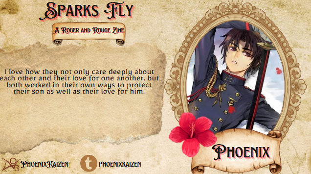 Sharing with you a story that makes Sparks Fly!  Telling the Story of Roger and Rouge once more is Phoenix!