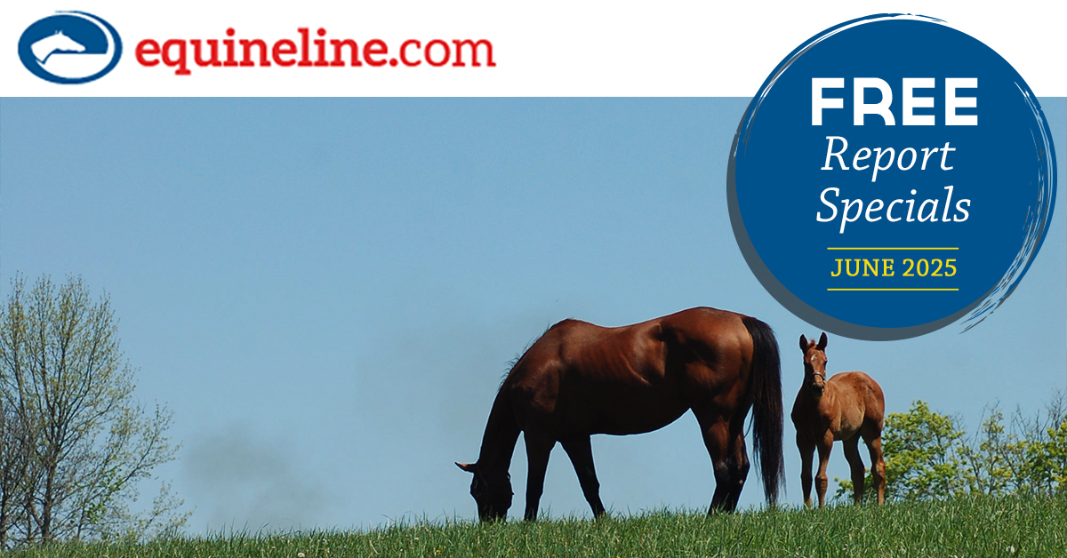 Get your free reports here!

📑Lifetime Starts Race Record w/ Chart Links
📑Mare produce record w/ Tabulated Race Records

June promos: bit.ly/4dPc3e1