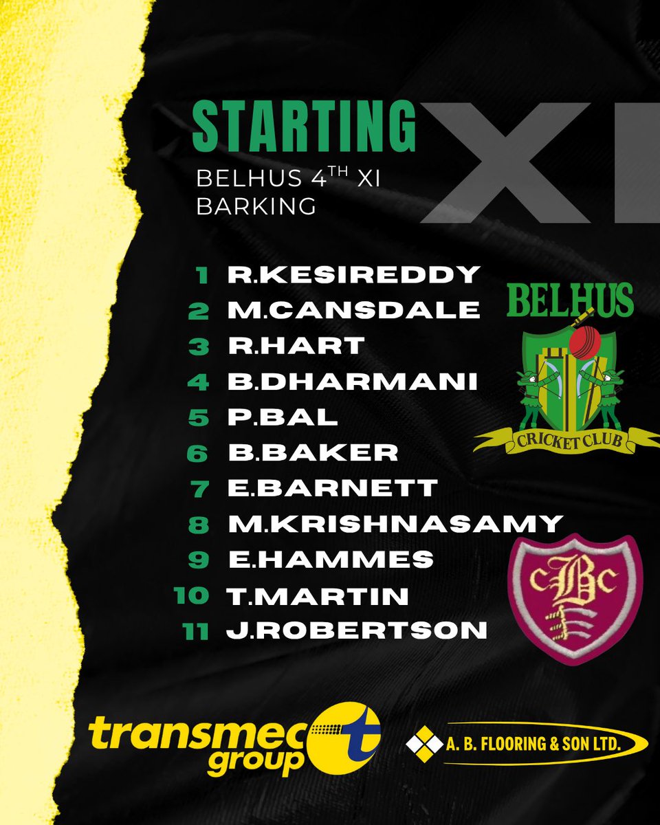 Good luck to all our teams playing this Saturday 👊🏏