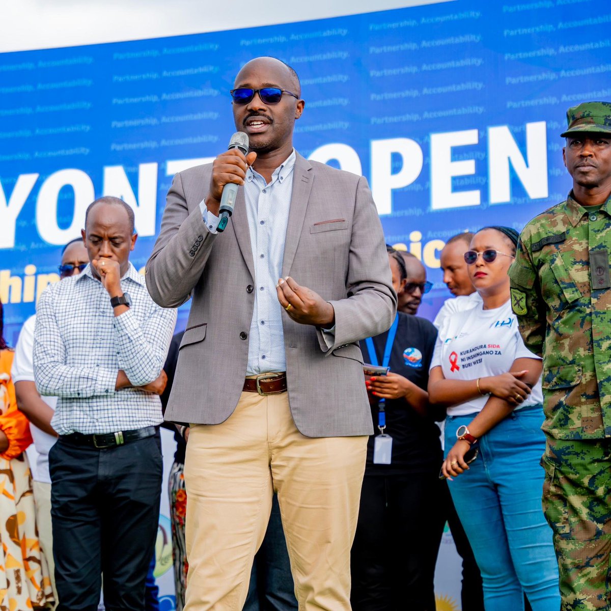 JADF Kayonza (@jadfkayonza) on Twitter photo The Governor of @RwandaEastern, <a href="/PudenceR/">Pudence RUBINGISA</a>, along with the Mayor <a href="/BoscoNyemazi/">Nyemazi John Bosco</a>, Chairperson @JADFKayonza, Security Organs, and other officials from various institutions, officially launched the District Partners' Open Day and Exhibition.
#JADFKayonzaOpenDay2025 The Governor of @RwandaEastern, <a href="/PudenceR/">Pudence RUBINGISA</a>, along with the Mayor <a href="/BoscoNyemazi/">Nyemazi John Bosco</a>, Chairperson @JADFKayonza, Security Organs, and other officials from various institutions, officially launched the District Partners' Open Day and Exhibition.
#JADFKayonzaOpenDay2025