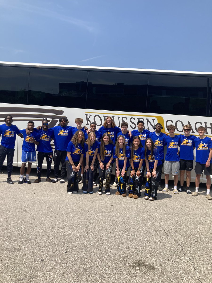 Leaving for LaCrosse! Good luck to our girls - Analena, Arianne, Sami, Julia, Bridget and Kayla - as they compete at state! Good luck to all the CMH boys competing as well! GO CRUSADERS!