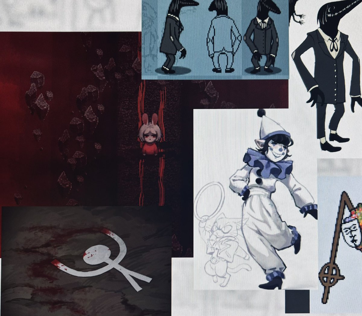 Narrabyss's tweet photo. finished deltarune ch 3 and 4 last night, now it’s back to jackie development :) https://t.co/fqIimdU4hT