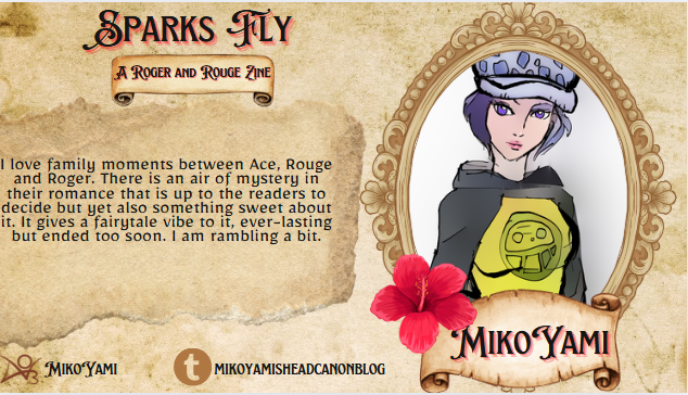 Sharing with you a story that makes Sparks Fly!  Telling the Story of Roger and Rouge once more is Miko Yami!