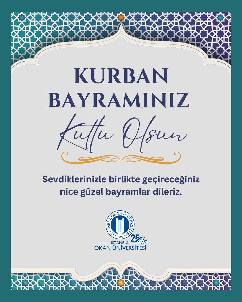 Bayramınızı en içten dileklerimizle kutlarız.

Sevdiklerinizle güzel anılar biriktirmeniz dileğiyle...

Mutlu bayramlar! 🌸