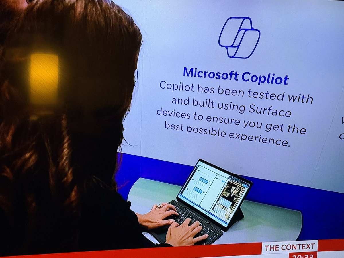 Just watching a piece on @bbcnews about AI in education.  It seems the Microsoft designers missed their spelling lessons