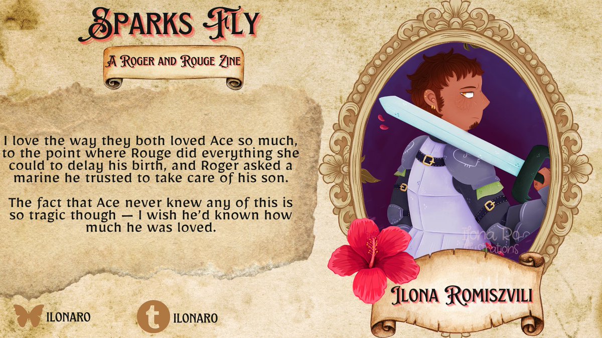 Sharing with you a story that makes Sparks Fly!  Telling the Story of Roger and Rouge once more is Ilona Romiszvili!