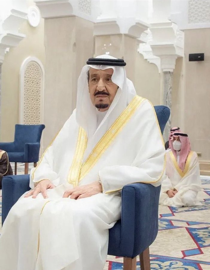 كل عام وأنتم يامولاي بخير وصحة وسلامة، أدام الله عزكم للإسلام والمسلمين وسدد خطاكم وبارك الله في أعمالكم وتقبل الله منا ومنكم صالح الأعمال.🇸🇦

 #عيد_الاضحى_المبارك