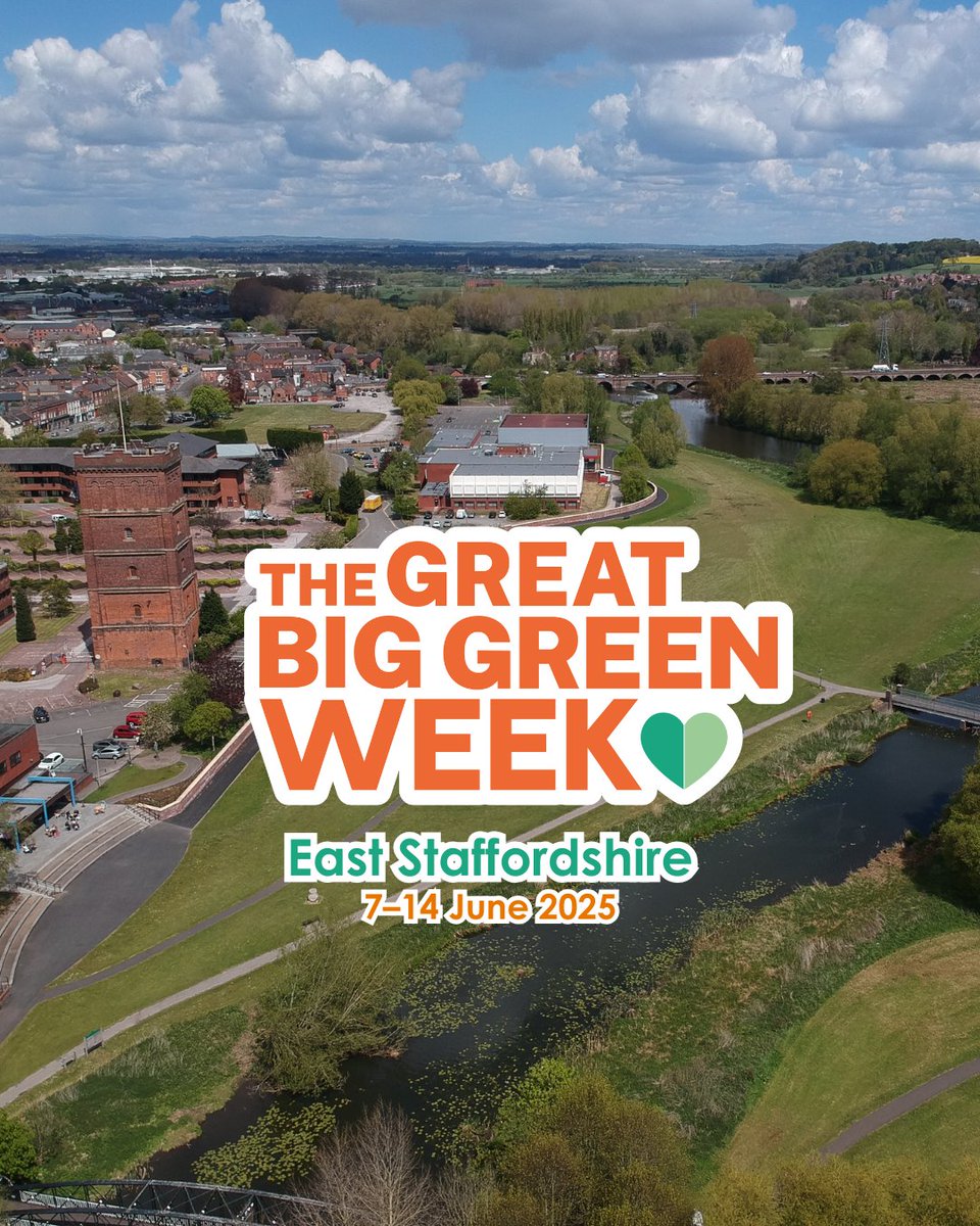 Just TWO DAYS TO GO until Great Big Green Week kicks off in East Staffordshire! Rain or shine, we’re ready to celebrate on Saturday, with the Green Week Green Market, and trust us, it’s packed with exciting things for everyone! Find out more: orlo.uk/X1ZaM
