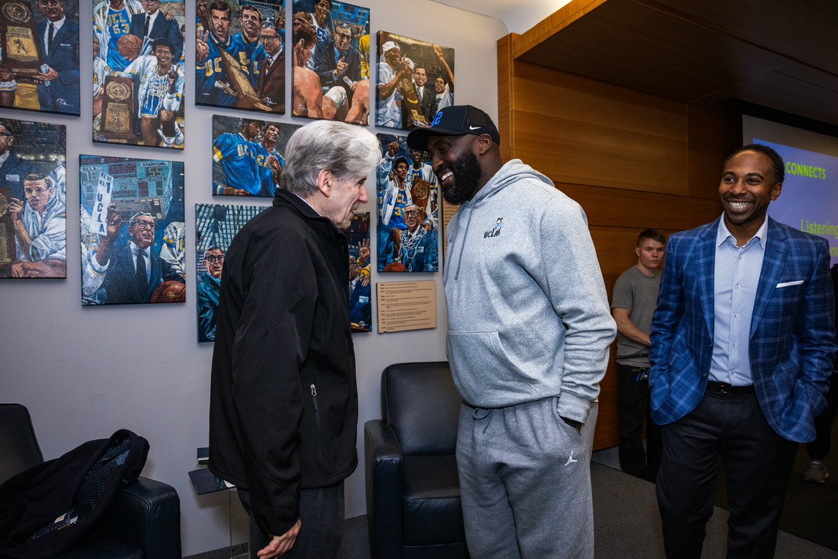 Excited for the future of <a href="/UCLA/">UCLA</a> under <a href="/UCLAchancellor/">Julio Frenk</a>, Julio Frenk! We look forward to seeing you in the stands, cheering on the Bruins! 💙🐻💛

#GoBruins #8Clap