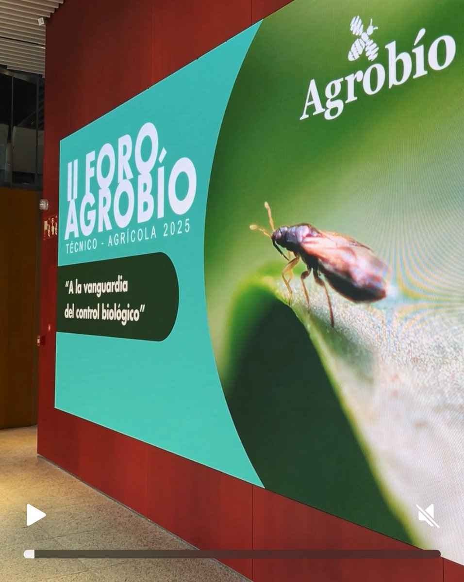 ¡Así fue el II Foro Agrobío!
Revive el día aquí 🎥 instagram.com/reel/DKfOLKstu…
Gracias a todos 👏👏

#foroagrobio #innovacion #controlbiologico