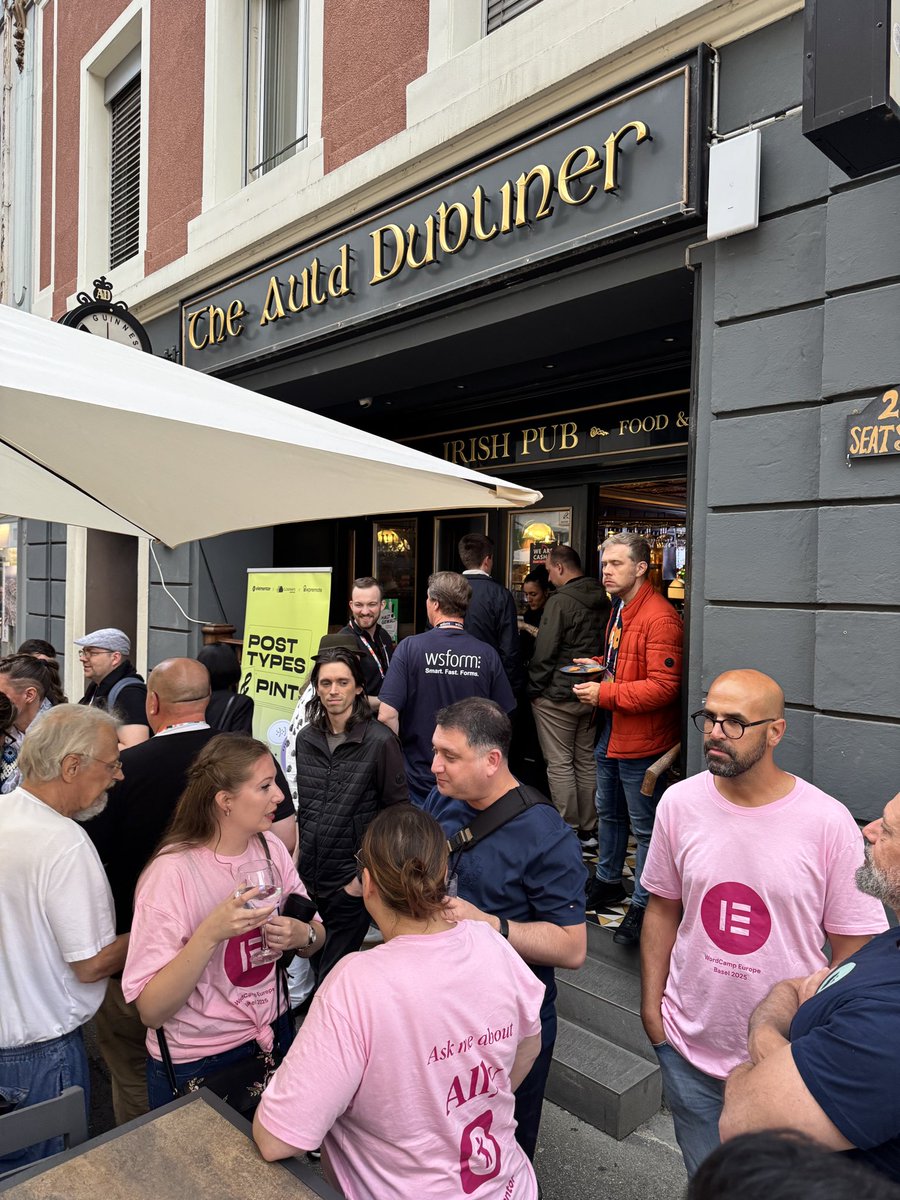 The end of day one and some much needed sundowners <a href="/WCEurope/">WordCamp Europe</a> 🇨🇭✌🏼Great to see so many familiar faces and a shout out to our co-hosts <a href="/wpremote/">WP Remote</a> <a href="/elemntor/">Elementor</a> for partnering with us 🥳🥳#WCEU2025 <a href="/Cloudways/">Cloudways</a>