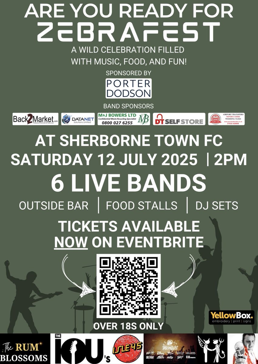 Sherborne Town FC (@sherbornetownfc) on Twitter photo Don’t forget to secure your tickets today for the first ever <a href="/Zebrafest2025/">Zebrafest 2025</a> taking place on the 12th July at Sherborne Town FC. Click this link eventbrite.co.uk/e/zebrafest-ti… to buy yours #ZebraFest <a href="/WessexLeague/">Velocity Wessex League</a> <a href="/swsportsnews/">South West Sports News</a> <a href="/Abbey_104/">Abbey104</a> <a href="/sherbornetimes/">Sherborne Times</a> <a href="/SherborneTownCl/">Sherborne Town Council</a> <a href="/NonLeagueCrowd/">Non League Crowds</a> Don’t forget to secure your tickets today for the first ever <a href="/Zebrafest2025/">Zebrafest 2025</a> taking place on the 12th July at Sherborne Town FC. Click this link eventbrite.co.uk/e/zebrafest-ti… to buy yours #ZebraFest <a href="/WessexLeague/">Velocity Wessex League</a> <a href="/swsportsnews/">South West Sports News</a> <a href="/Abbey_104/">Abbey104</a> <a href="/sherbornetimes/">Sherborne Times</a> <a href="/SherborneTownCl/">Sherborne Town Council</a> <a href="/NonLeagueCrowd/">Non League Crowds</a>