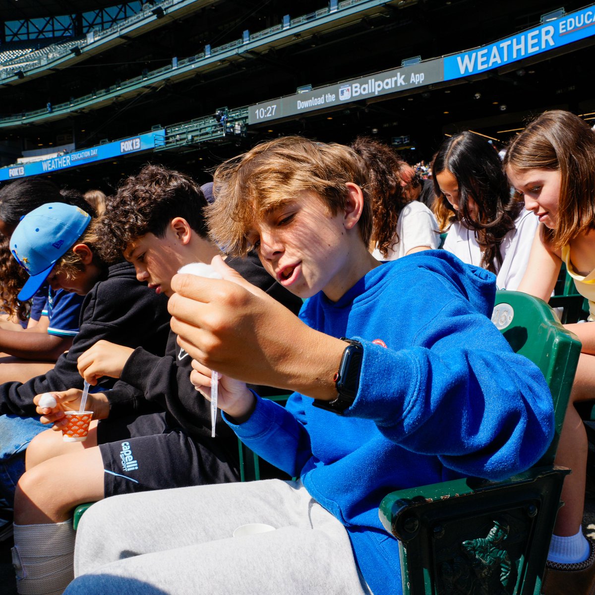 T-Mobile Park (@tmobilepark) on Twitter photo Forecast: 100% chance of fun at our Weather Education Day with our friends from <a href="/fox13seattle/">FOX 13 Seattle</a>! ☀️ Forecast: 100% chance of fun at our Weather Education Day with our friends from <a href="/fox13seattle/">FOX 13 Seattle</a>! ☀️