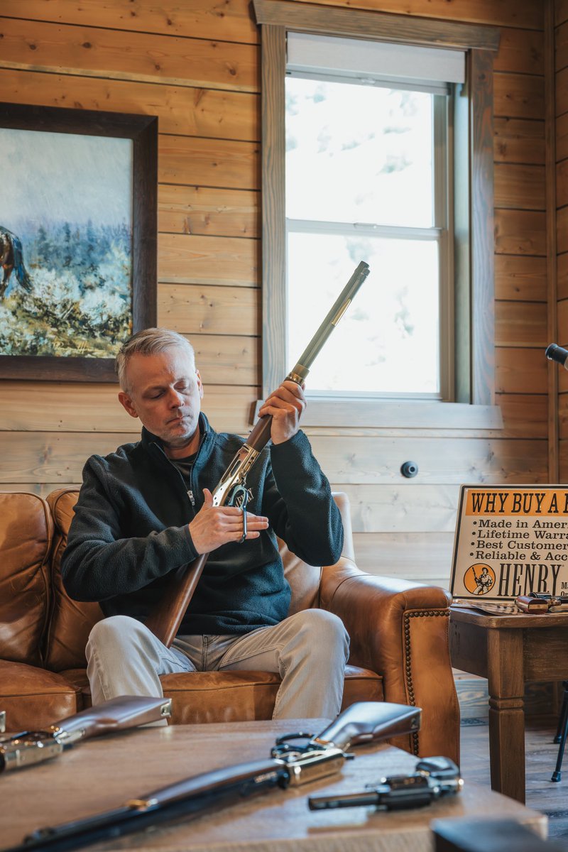 Warning: 

First-time Henry ownership may lead to frequent catalog browsing, brass cravings, and limited gun cabinet space. 

#HenryUSA