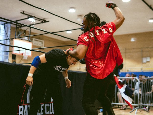 HesBiGCuZZO's tweet image. He’s a series of photos me beating up, @indavidwetrust 
Courtesy of  @_federated 
📸 @iamdannydarko 
.
@battleclubpro  “May the Villain Reign 2”  now available to watch on @titlematchnetwork 
.
#BigCuzzo #biggunz #prowrestling #fyp #Foryoupage #bronx #federated
