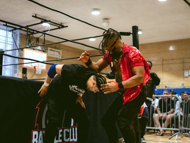 HesBiGCuZZO's tweet image. He’s a series of photos me beating up, @indavidwetrust 
Courtesy of  @_federated 
📸 @iamdannydarko 
.
@battleclubpro  “May the Villain Reign 2”  now available to watch on @titlematchnetwork 
.
#BigCuzzo #biggunz #prowrestling #fyp #Foryoupage #bronx #federated