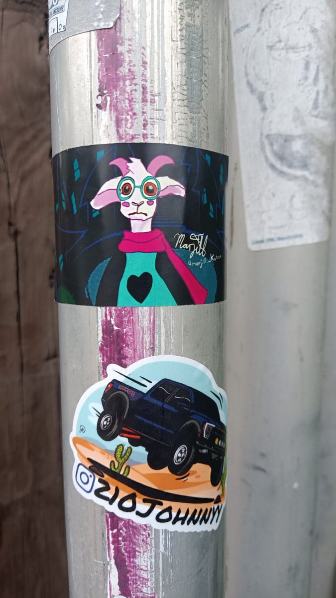 Sticker I put last year on Texas.

Repostong it since #DELTARUNE released