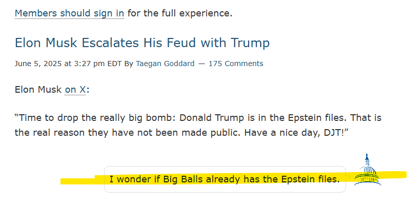 Oh, what a time to be alive.

politicalwire.com/2025/06/05/elo…