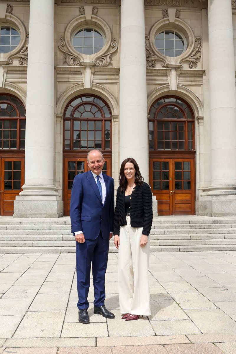 It was a pleasure to welcome Rachael Blackmore to Government Buildings following her retirement from racing.

She is an exceptional sportsperson who made an incredible contribution to sport. A true star.