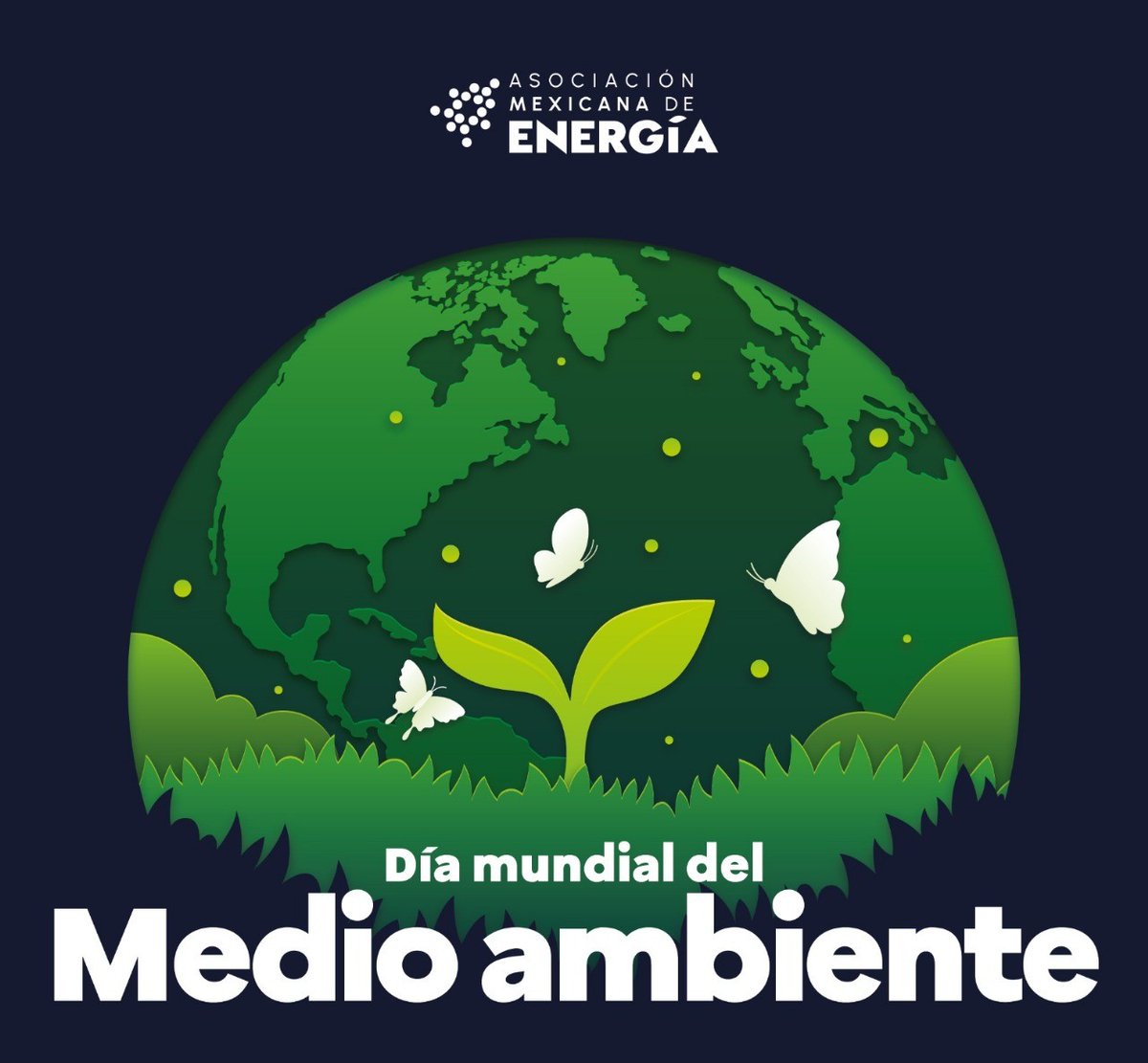 Este #DíaMundialDelMedioAmbiente reiteramos el compromiso de la <a href="/AME_Energia/">Asociación Mexicana de Energía</a> con un sistema eléctrico sustentable y confiable, incorporando fuentes renovables y tecnologías de alta eficiencia que reducen el impacto ambiental y fortalecen el futuro energético de México.