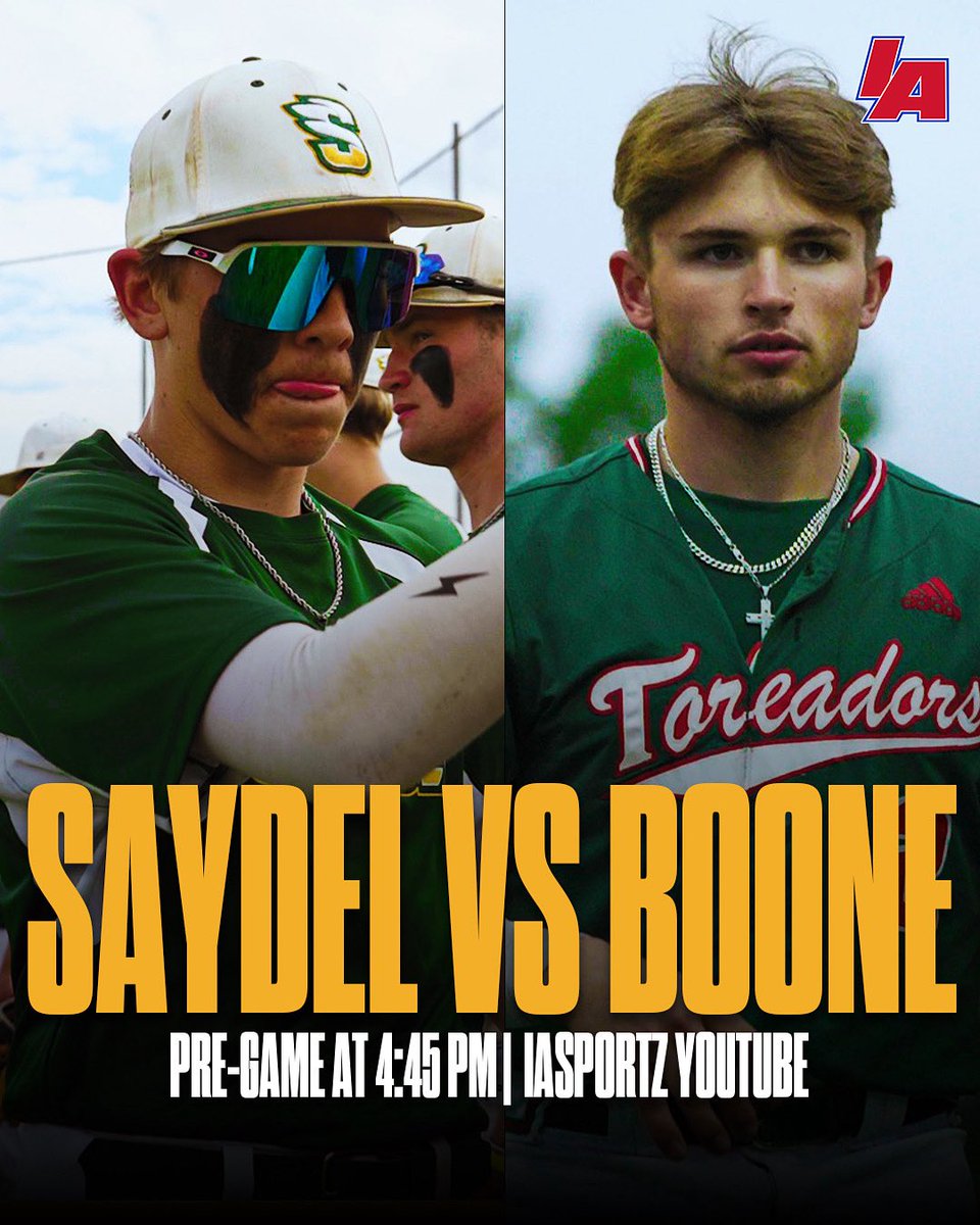 IAbaseball (@iabaseball1) on Twitter photo ๐จLIVE TONIGHT๐จ
<a href="/abrowniabball/">Andrew Brown</a> will be LIVE with a ranked matchup with #16 Saydel and #12 Boone! Be sure to tune in at 4:45 for the Pre-game show and the game to follow!
#iabaseball X #iahsbsb ๐จLIVE TONIGHT๐จ
<a href="/abrowniabball/">Andrew Brown</a> will be LIVE with a ranked matchup with #16 Saydel and #12 Boone! Be sure to tune in at 4:45 for the Pre-game show and the game to follow!
#iabaseball X #iahsbsb