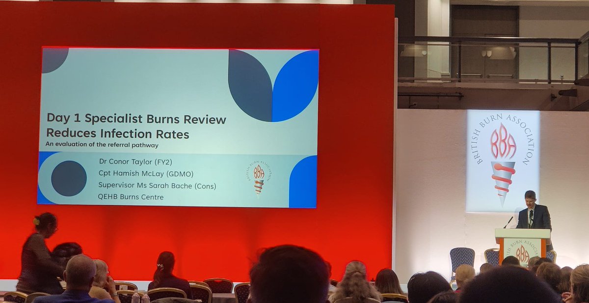 Great day at the annual British Burn Association conference!