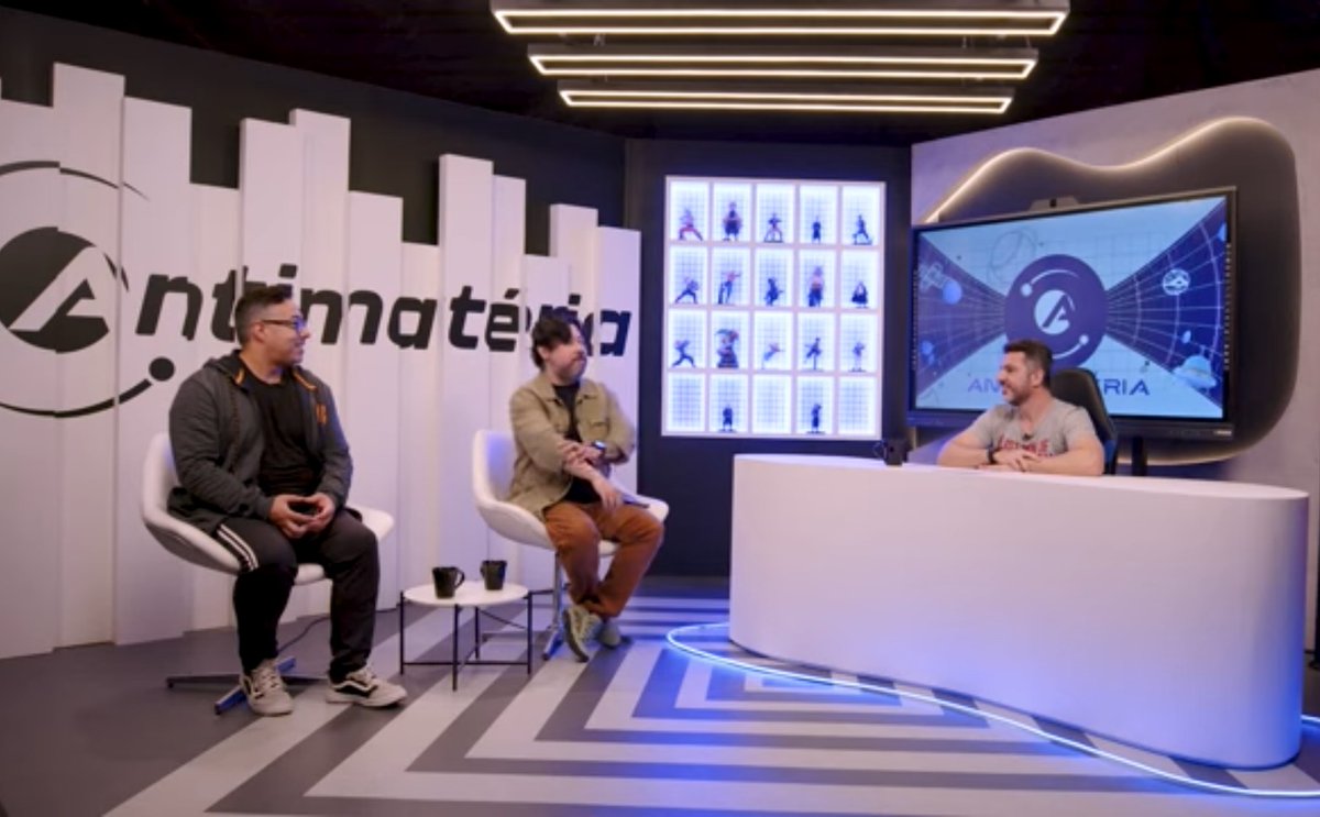 Galera, por conta de um pronunciamento oficial de Brasília, o Antimatéria entra no ar hoje às 18:19! Amanhã voltamos ao horário normal ✌️