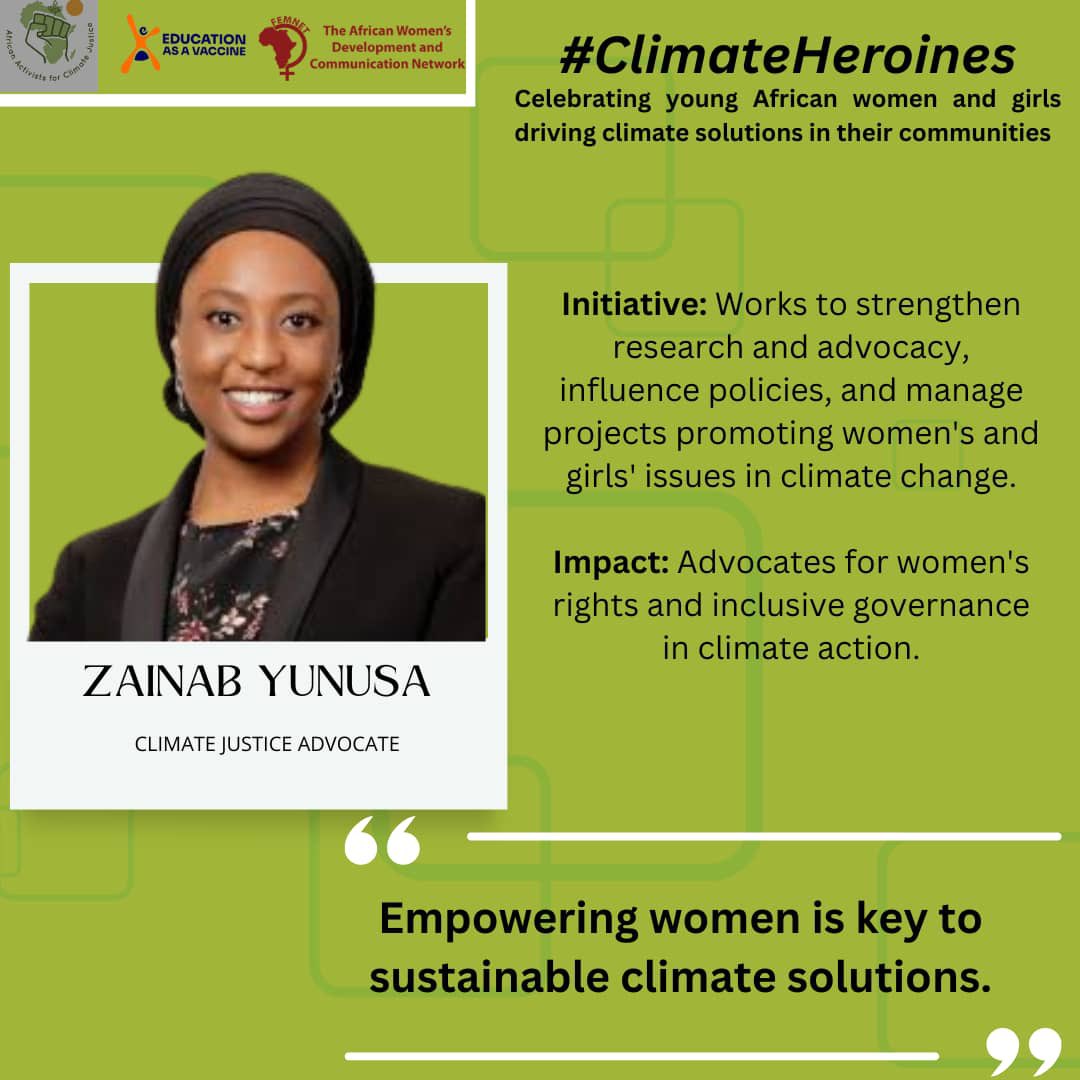 This #WorldEnvironmentDay2025 we are shining the spotlight on these incredible women driving climate solutions in their communities. These trailblazers are leading the charge towards a greener future and we celebrate their efforts towards a sustainable planet.

#AACJFSMA