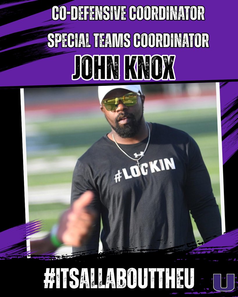 ‼️🚨New Hire Alert🚨‼️

Please welcome Coach Knox to The U‼️

#ItsAllAboutTheU🙌‼️ | #ForTheSouth