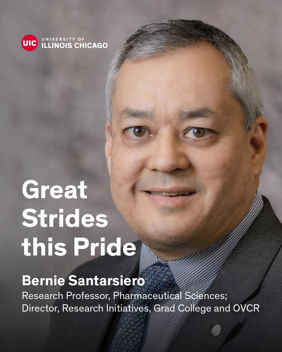 UIC_Alumni's tweet image. In honor of Pride Month, we’re featuring Dr. Bernie Santarsiero – a research professor and director, research initiatives – and who is one of the nine founders of UIC’s Lavender Circle Alumni Affinity group.
#UIC #UICProud #UICPride #PrideMonth #UICAlumni #UICExcellence