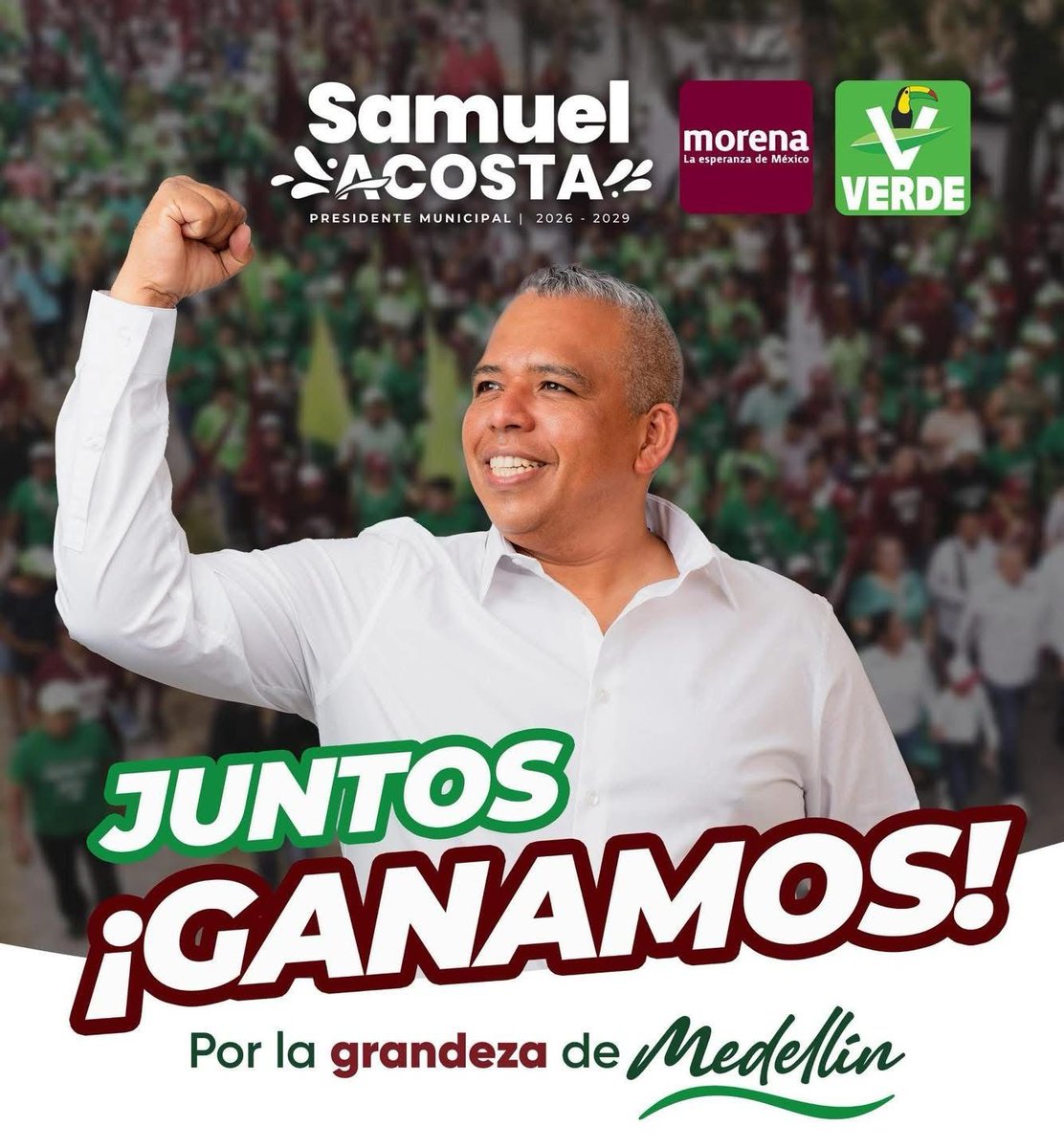 🔴#Estatal
🔊 Gana Samuel Acosta el recuento voto por voto y será el próximo alcalde de Medellín de Bravo
Nota completa en:
avanradioveracruz.com/2025/06/05/gan…
#NuestrasNoticias #Veracruz