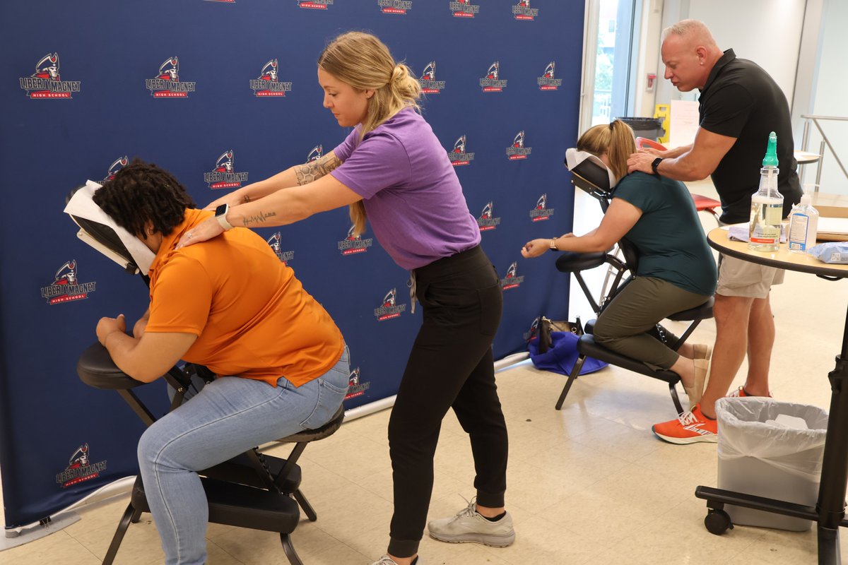 Kudos to our HR Department for an outstanding job of hosting the "Recharge and Renew" Summer Wellness Fair at Liberty High. The fair featured biometric health screenings and informative sessions on topics such as financial literacy, healthy eating and physical fitness.

#WeAreEBR