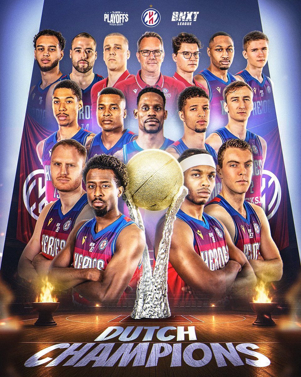 🏀🇳🇱 | 𝐋𝐀𝐍𝐃𝐒𝐊𝐀𝐌𝐏𝐈𝐎𝐄𝐍 𝟐𝟎𝟐𝟒-𝟐𝟎𝟐𝟓!

🏆🏆🏆🏆🏆🏆🏆🏆🏆🏆🏆🏆🏆🏆🏆🏆🏆🏆

#BNXTLeague #dutchplayoffs #heroesassemble