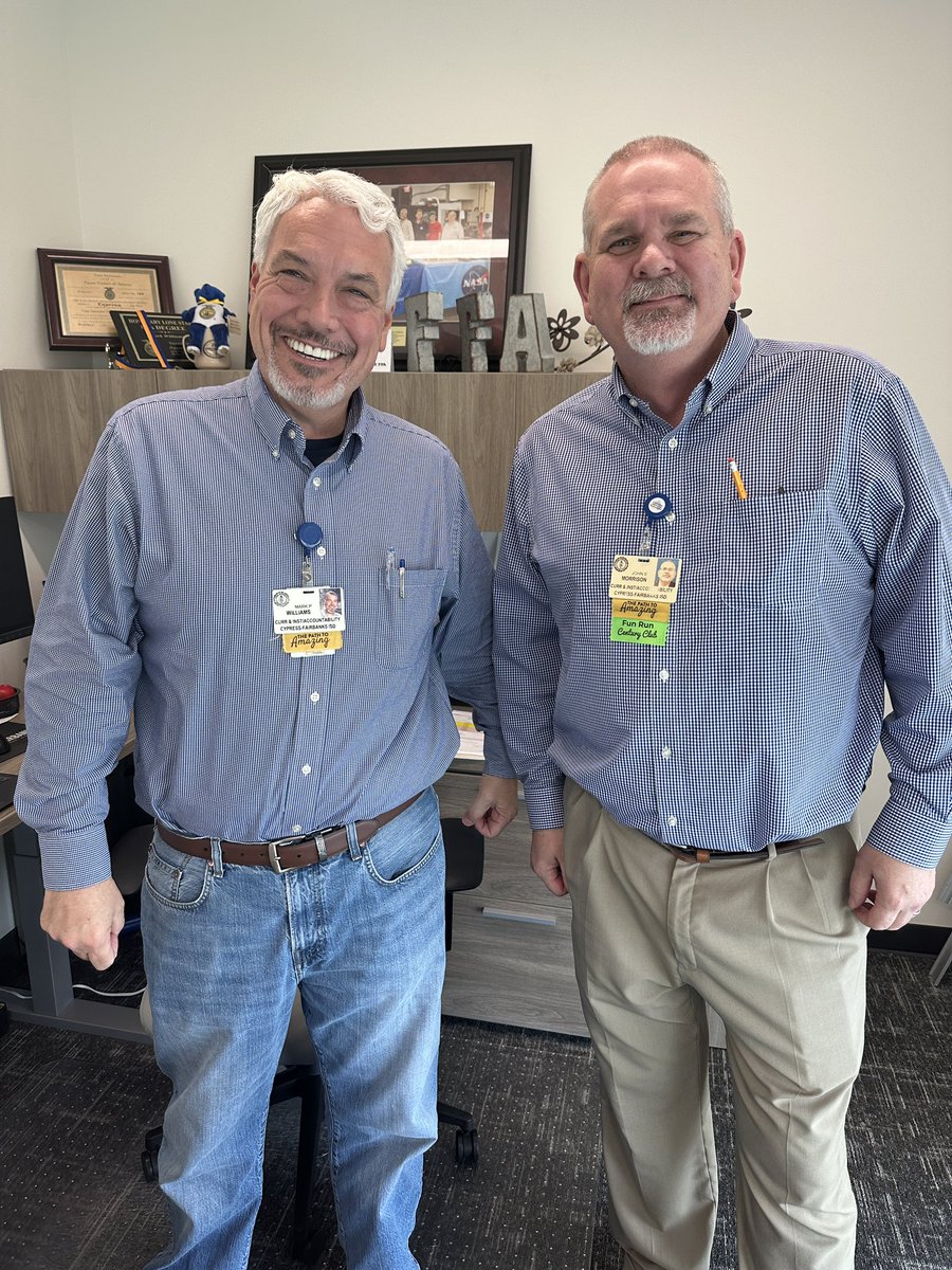 Donna Allen (@cfisdallen) on Twitter photo When <a href="/CFISDCTE/">CFISD CTE Dept</a> and <a href="/CFISD_FineArts/">John Morrison</a> are tWINning!! #CFISDspirit <a href="/CyFairISD/">Cypress-Fairbanks ISD</a> <a href="/BrionesCFISD/">Raquel Briones</a> <a href="/DougKillian/">DougKillianPhD</a> 🏆 When <a href="/CFISDCTE/">CFISD CTE Dept</a> and <a href="/CFISD_FineArts/">John Morrison</a> are tWINning!! #CFISDspirit <a href="/CyFairISD/">Cypress-Fairbanks ISD</a> <a href="/BrionesCFISD/">Raquel Briones</a> <a href="/DougKillian/">DougKillianPhD</a> 🏆