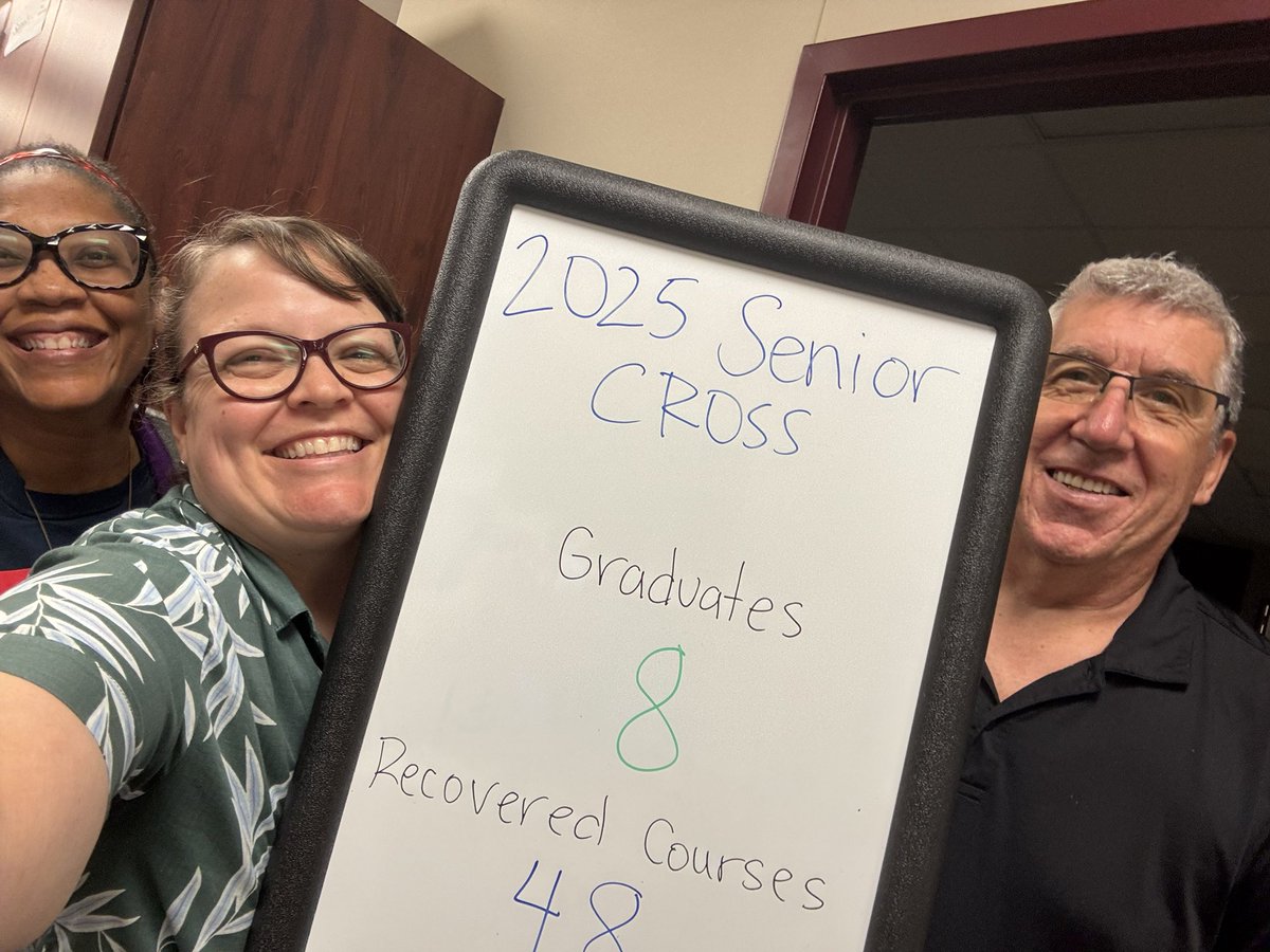 First week of Senior CROSS and we have 8 graduates! Starting off with a bang!! <a href="/HumbleISD/">Humble ISD</a>