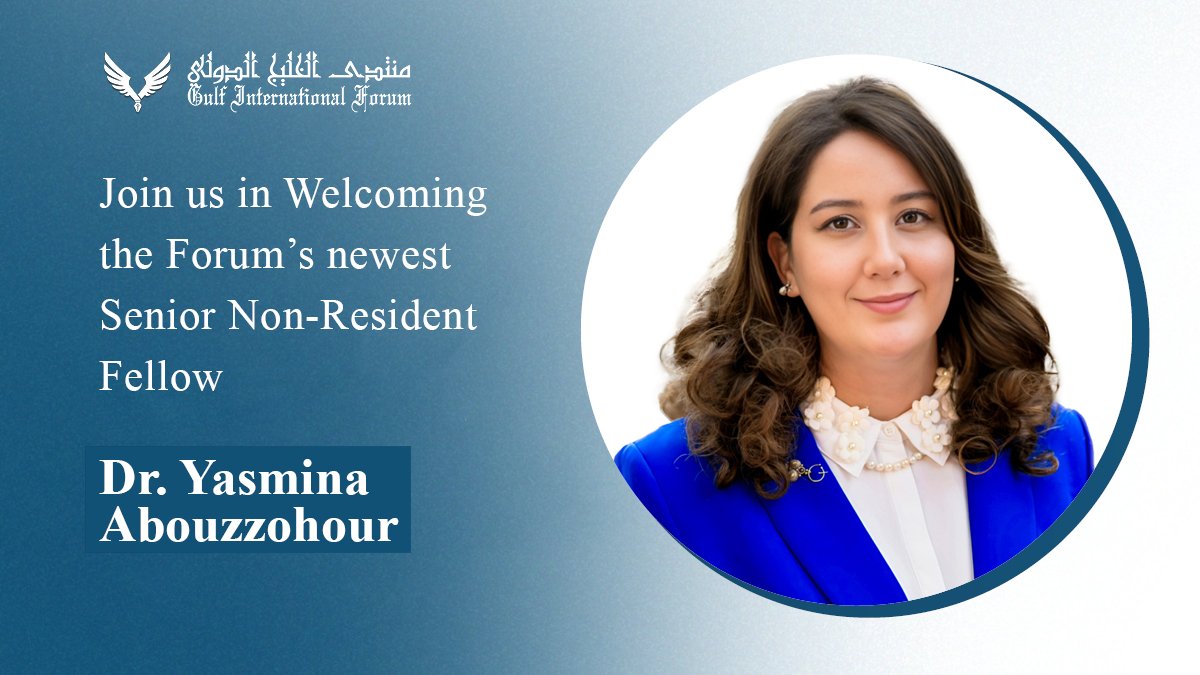 Yasmina Abouzzohour (@yabouzzohour) on Twitter photo Honored to become a Senior Non-Resident Fellow with <a href="/GulfIntlForum/">Gulf Int'l Forum</a>, where I will lead research on #PublicOpinion in the #Gulf, building on my work at <a href="/Princeton/">Princeton University</a> on governance perceptions and military-society relations.
Thanks to Dr. @DaniaThafer & the team for the warm welcome. Honored to become a Senior Non-Resident Fellow with <a href="/GulfIntlForum/">Gulf Int'l Forum</a>, where I will lead research on #PublicOpinion in the #Gulf, building on my work at <a href="/Princeton/">Princeton University</a> on governance perceptions and military-society relations.
Thanks to Dr. @DaniaThafer & the team for the warm welcome.